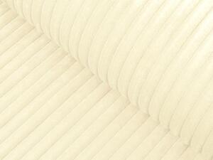 Biante Dekorační povlak na polštář Minky manšestr MKM-009 Světle vanilkový 50 x 70 cm