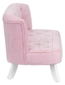 Dětská designová pohovka Princess - růžové