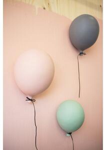 Dekorace na zeď keramický balónek ByON - šedý