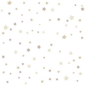 Dětská vliesová tapeta s hnědými a béžovými hvězdičkami, 14827, Happy, Parato