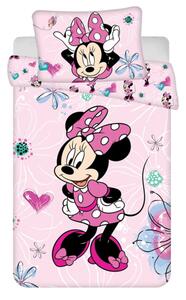 Jerry Fabrics Povlečení do postýlky Minnie Flowers 02 100x135, 40x60 cm