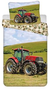 Jerry Fabrics Povlečení fototisk Traktor 140x200, 70x90 cm
