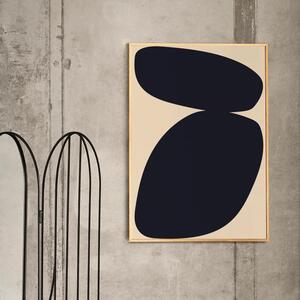 Paper Collective designové moderní obrazy Solid Shapes 03 (70 x 100 cm)
