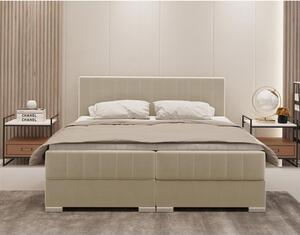 Kontinentální postel dvoulůžko BOXSPRING EDIT + topper v ceně | 160x200 | VÝBĚR TKANIN
