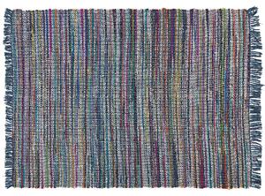 Modrý bavlněný koberec 160x230 cm BESNI