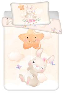 Jerry Fabrics Povlečení do postýlky Bunny Star baby 100x135, 40x60 cm