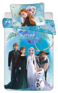 Jerry Fabrics Disney povlečení do postýlky Frozen Blue 03 baby 100x135, 40x60 cm