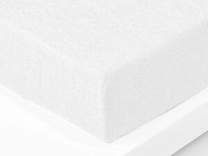XPOSE® Froté prostěradlo Exclusive - bílé 160x200 cm