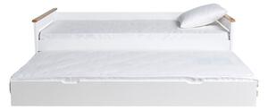 Bílá rozkládací postel Marckeric Lola, 90 x 190 cm