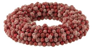 Dekorativní věnec z červených bobulí Berries - 35*6*35cm