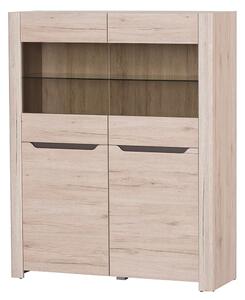 Szynaka Vitrína Desjo 03 118 cm dub San Remo