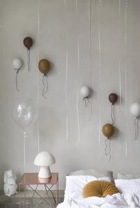 Dekorace na zeď keramický balónek ByON - hnědý