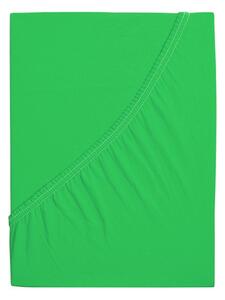 B.E.S. - Petrovice, s.r.o. Prostěradlo Jersey česaná bavlna MAKO - Jarní zelená 90 x 200