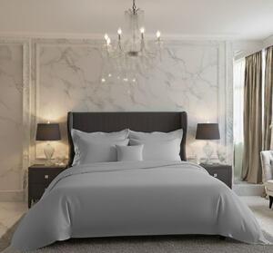 Saténové povlečení LUXURY COLLECTION světle šedé