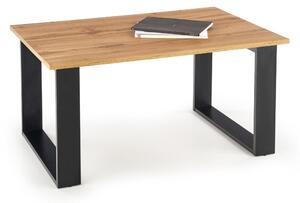 Konferenční stolek LABRO dub wotan/černá