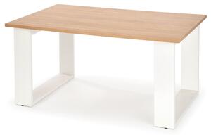 Konferenční stolek LABRO dub zlatý/bílá