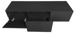 Závěsný TV stolek Nicole 150 cm - černá / černý mat