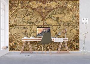 Fototapeta na míru Starožitná Mapa | Vliesová fototapeta na zed' | DFT5P352243