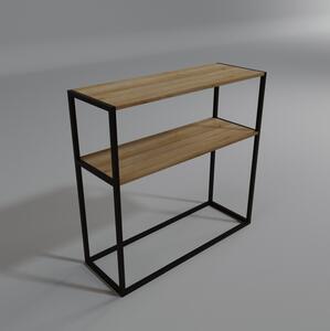 Konzolový stolek Tupula (dub + černá). 1094799