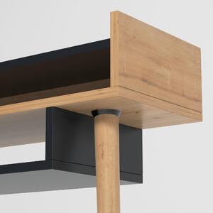 Konzolový stolek Nulino (antracit + dub). 1094801