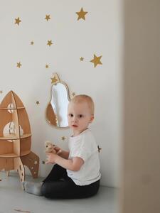 Dětské dřevěné zrcadlo - hruška