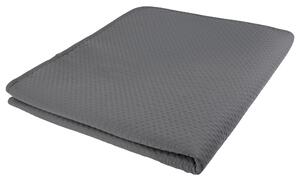 LIVARNO home Oboustranný přehoz na postel, 200 x 220 cm (tmavě šedá) (100362711001)