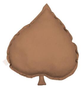 Lněný polštář list Lípy Pure Nature - Chocolate