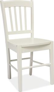 Casarredo Dřevěná jídelní židle CD-57 bílá