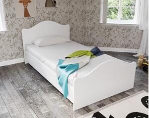 Jednolůžková postel 90 cm Bikavi 2 (bílá) (s roštem). 1094820