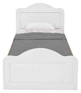 Jednolůžková postel 90 cm Lalipe (bílá) (s roštem). 1094822