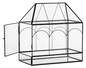 Skleněný box Lanto Black Glass 26 cm