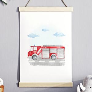 Plakát Travel - hasičské auto P162
