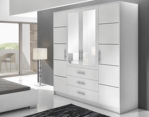 Casarredo - Komfort nábytek Šatní skříň BASILIO/BALI D4 bílá