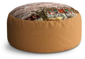 Sablio Taburet Circle Čínská věžička: 38x48 cm