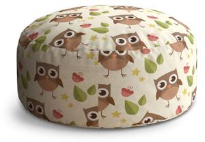 Sablio Taburet Circle Sovy: 38x48 cm