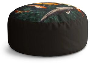 Sablio Taburet Circle Ryby: 38x48 cm
