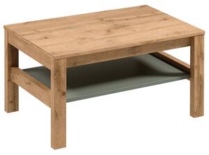 INDYGO z | konferenční stolek ST | 90x54,2 cm | dub wotan/zelená