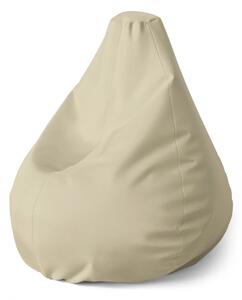 Sablio Sedací vak Pear Písková - 70 x 95 x 15 cm