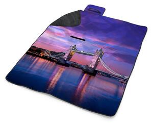 Sablio Plážová deka Londýn Tower Bridge: 200x140 cm