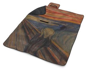 Sablio Plážová deka Výkřik - Edvard Munch: 200x140 cm