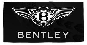 Sablio Ručník Logo Bentley Černý - 30x50 cm