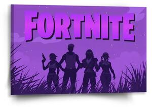 Sablio Obraz FORTNITE Fialová silueta - 60x40 cm