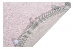 Okrúhly koberec Bubbly Soft Pink