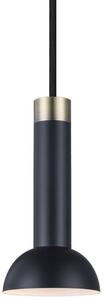Černé kovové závěsné světlo Halo Design Torch 8 cm