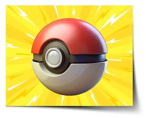 Sablio Plakát Pokemon ball Exploze - 60x40 cm