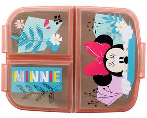 Multibox na svačinu Minnie Mouse - Disney se třemi přihrádkami