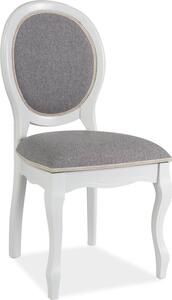 Casarredo Designová dřevěná jídelní židle FN-SC bílá