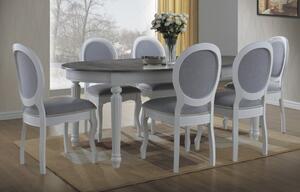 Casarredo Designová dřevěná jídelní židle FN-SC bílá