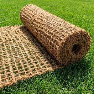 Kokosová protierozní síť KOS700, gramáž 700 g/m2, přírodní režná, š.100cm, role 25 metrů