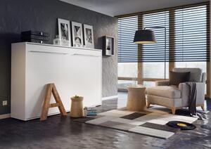 Casarredo - Komfort nábytek Výklopná postel CONCEPT PRO CP-04P, 140 cm, bílá lesk/bílá mat